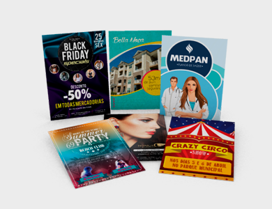 Cartaz Couchê Fosco 170g Sem Verniz 30x42cm - 4x4 - 5 unid