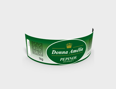 Rótulo em Vinil 7x7 - 4x0 - 5 unid