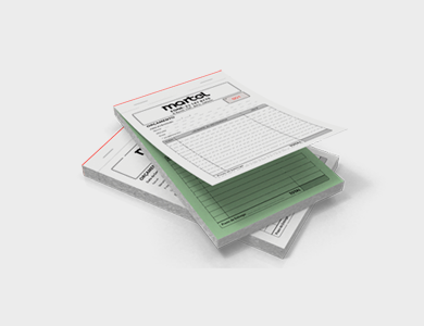 Bloco/Talão Numerado Autocopiativo com 2 vias 10x15cm - 1x0 - 10 unid